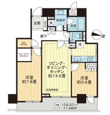 ザ・ライオンズ上野の森 間取り