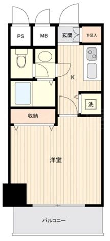 メゾン・ド・ヴィレ日本橋浜町 間取り