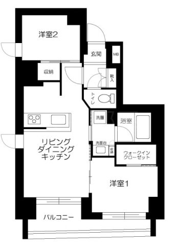 アルティザ東銀座 間取り