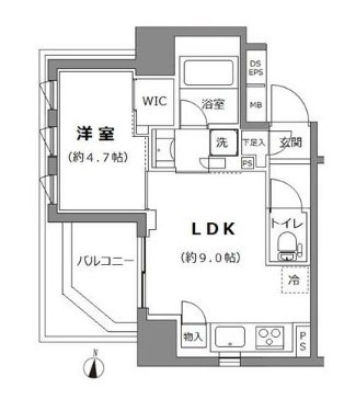 ルフォンリブレ蔵前コンセール 間取り