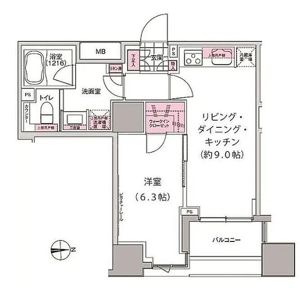 プレジリア東日本橋 間取り