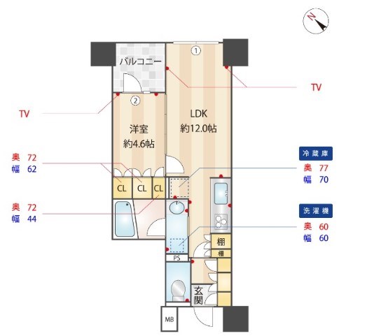 パークホームズ日本橋橘町 間取り