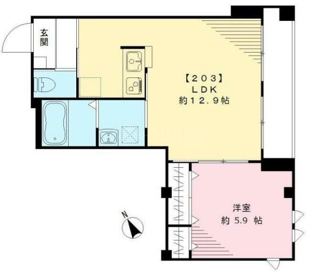 ラシーネ西片 間取り