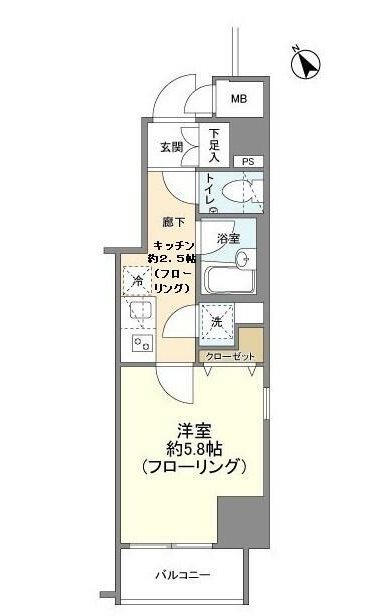ステージファースト本駒込Ⅱ      間取り