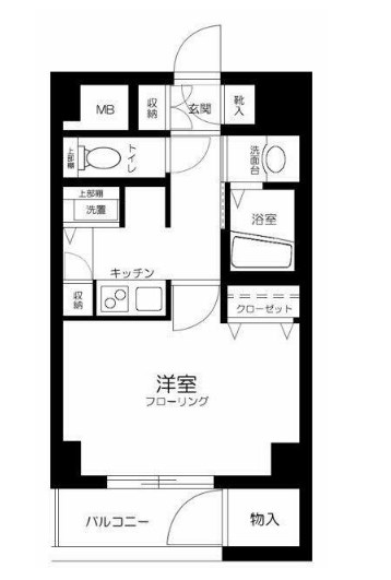 メゾンドヴィレ八丁堀 間取り
