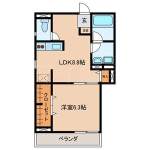 フォレ・ロワール夏目坂 間取り