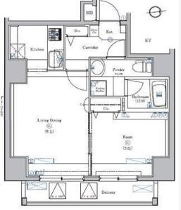 クレイシア蔵前 間取り