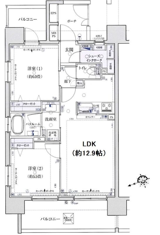 クリオ奥浅草 間取り