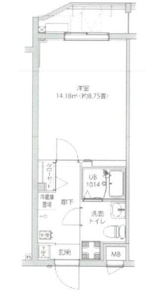 LUMEED飯田橋 間取り