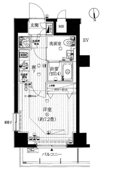 プレール・ドゥーク新御徒町   間取り
