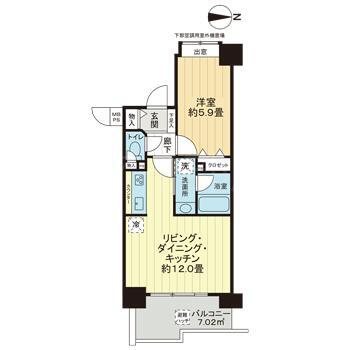 ライオンズマンション御茶ノ水 間取り