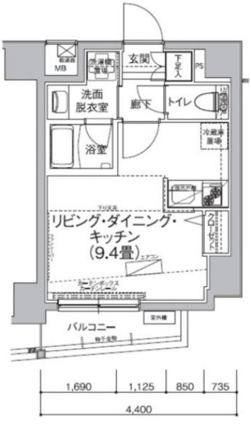 アイルイムーブル浅草 間取り