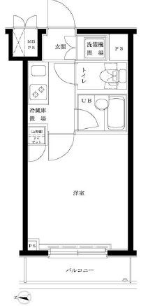 ルーブル新宿水道町    間取り