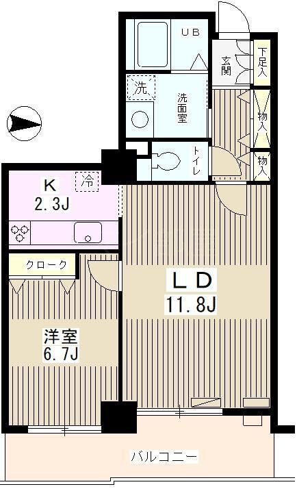 エルアージュ小石川B棟 間取り