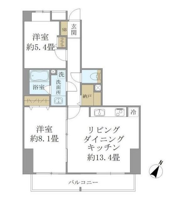 SS.FLAT神楽坂south 間取り