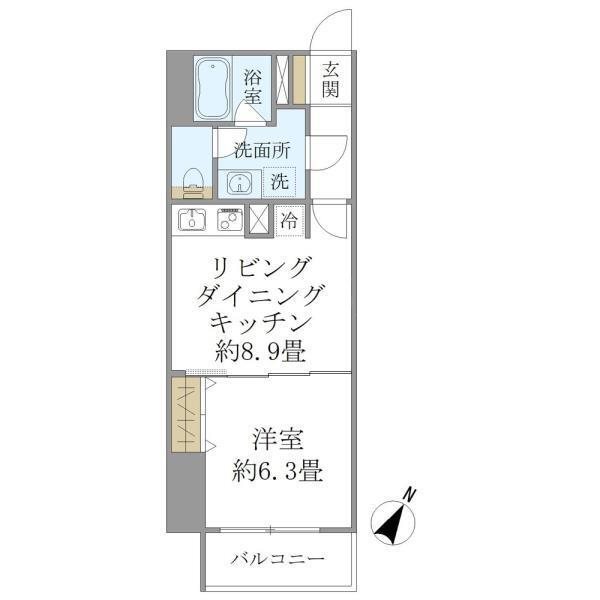 SS.FLAT神楽坂south 間取り