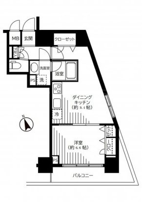 銀座レジデンス伍番館 間取り