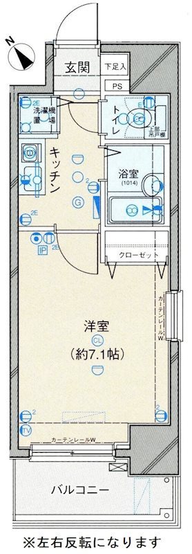 メインステージ茅場町　  間取り