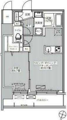 グランフォークス神田イーストタワー   間取り