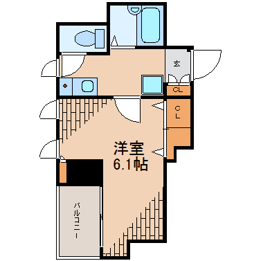メインステージ日本橋箱崎Ⅱ 間取り