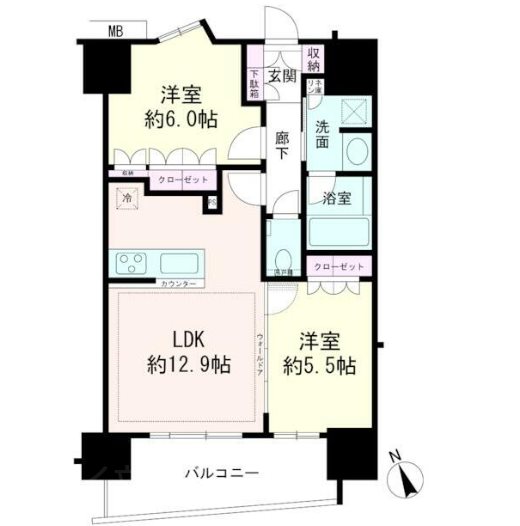 パレステージ上野 間取り