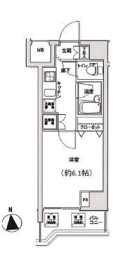 ドルチェ秋葉原・North 間取り