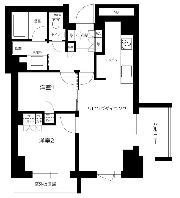 プラウド神楽坂 間取り