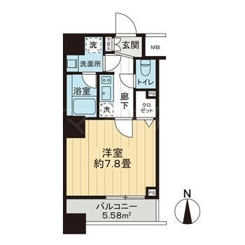 ブライズ神楽坂  間取り