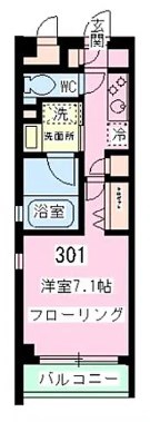 ヴィルヌーブ蔵前    間取り