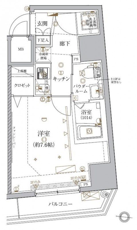 クレイシア文京春日  間取り