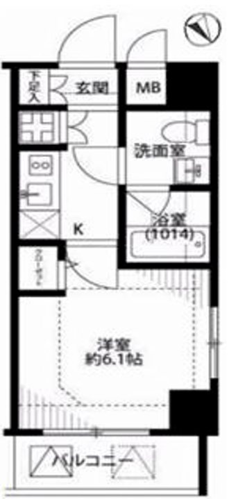 プレールドゥーク銀座イーストⅡ 間取り