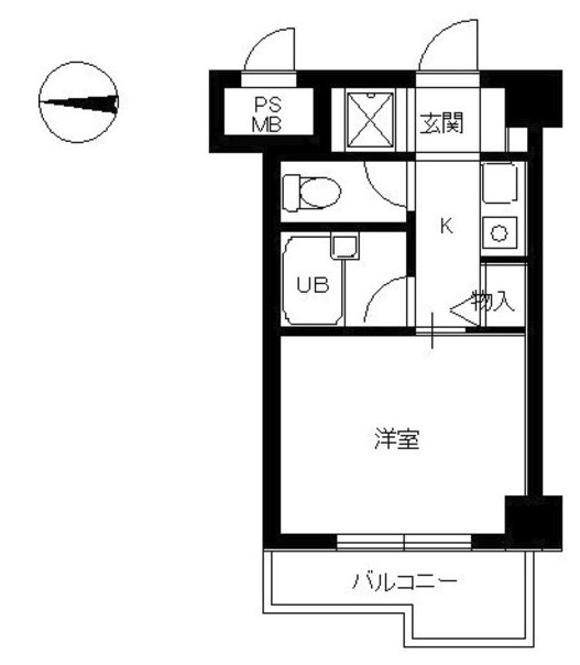 スカイコート文京小石川  間取り