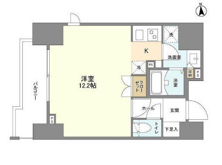 ヒューマンハイム新御徒町 間取り