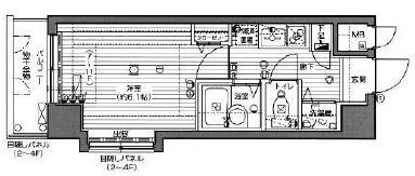 ガラ・ステージ市ヶ谷弐番館  間取り