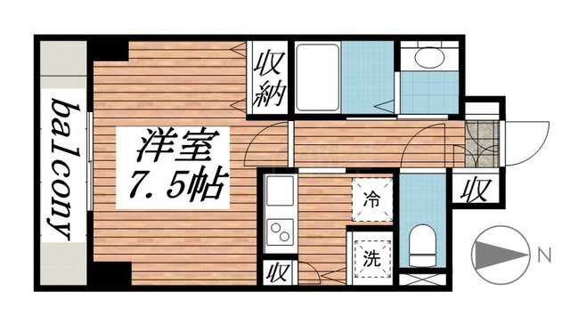 メゾン・ド・ヴィレ八丁堀 間取り