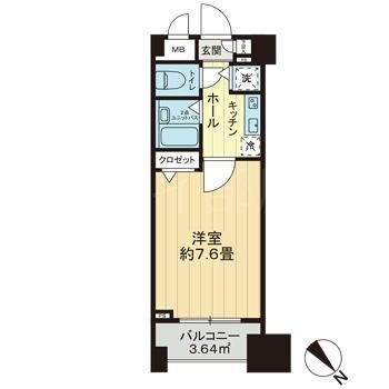 グランド・ガーラ神田 間取り
