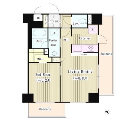 Grace Villa 御茶ノ水 間取り