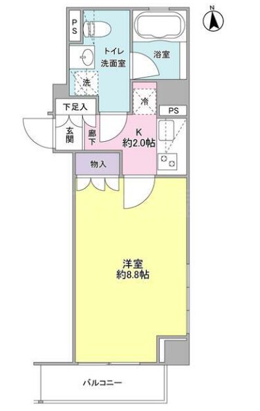 ファインクレーネ秋葉原 間取り