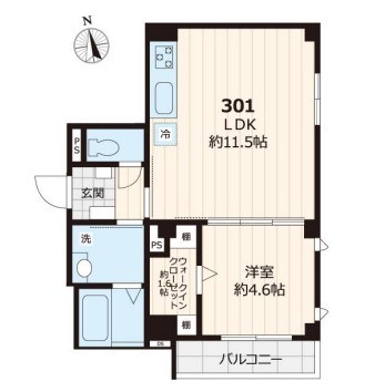 パーシモン浅草 間取り