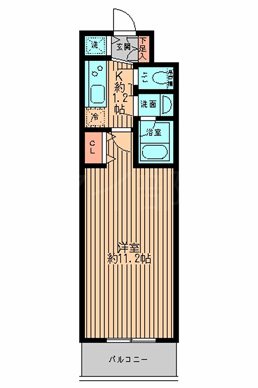 レガーロ御茶ノ水Ⅰ 間取り