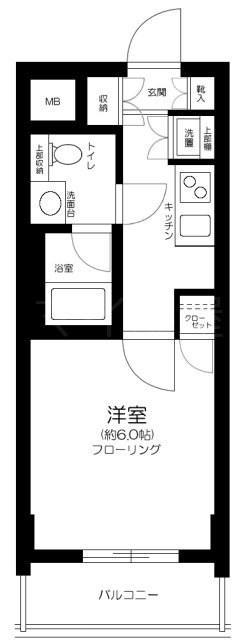プレール・ドゥーク文京茗荷谷 間取り