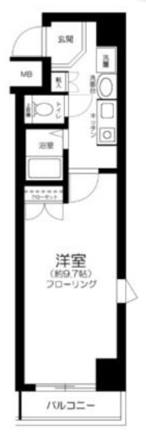 シンシア早稲田    間取り