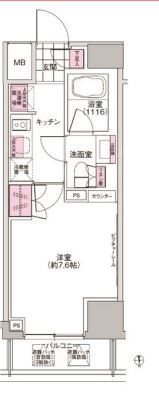 プレジリア東日本橋 間取り