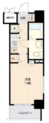 メインステージ八丁堀 間取り