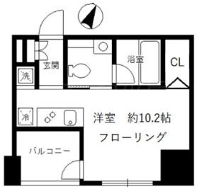 パークリュクス銀座８丁目mono 間取り