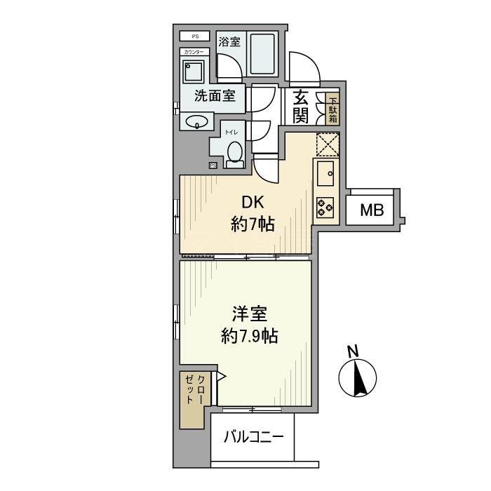 ヴェルステージ秋葉原Ⅱ 間取り