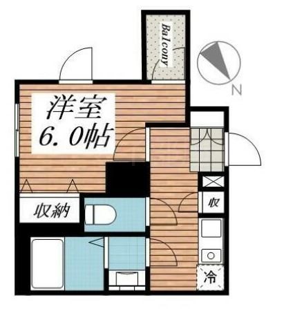 メゾン・ド・ヴィレ日本橋茅場町 間取り