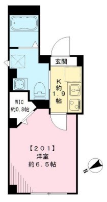 ビアンコダブリュー   間取り