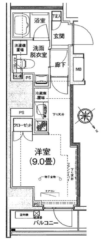 アイルイムーブル日本橋 間取り