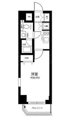 プレール・ドゥーク秋葉原     304号室 間取り